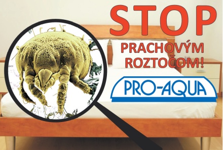 STOP prachovým roztočom!